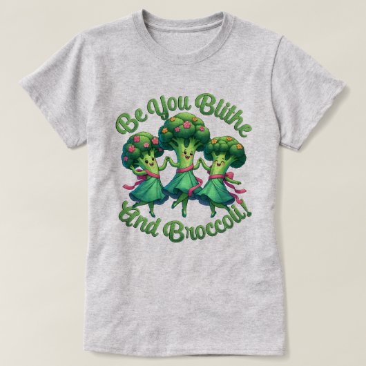 Blithe en Broccoli T-shirt (Design voorkant)