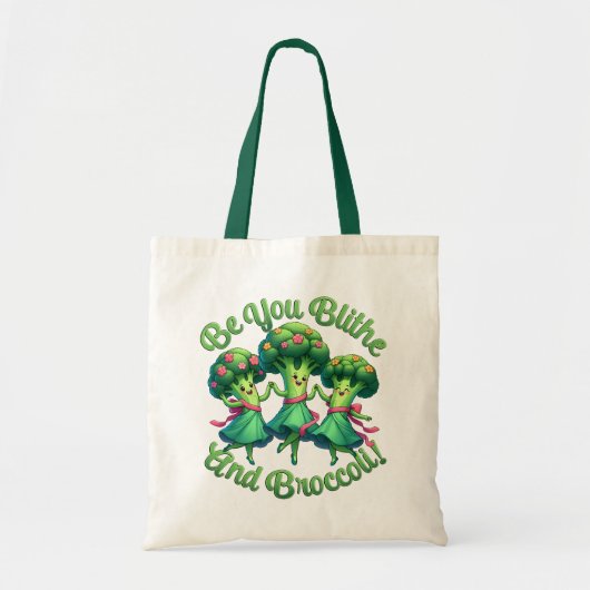 Blithe en Broccoli Tote Bag (Voorkant)