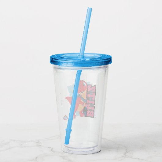 Blitz | Dino Ranch Acryl Drinkbeker (Achterkant)