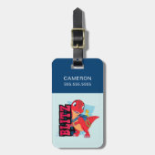 Blitz | Dino Ranch Bagagelabel (Voorkant verticaal)