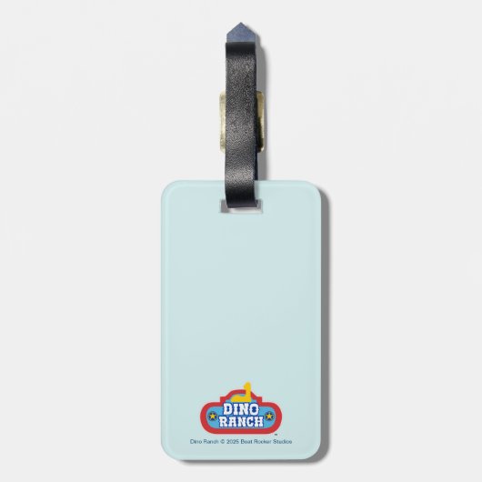 Blitz | Dino Ranch Bagagelabel (Achterkant verticaal)