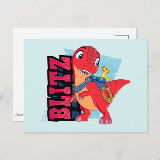 Blitz | Dino Ranch Briefkaart (Voorkant / Achterkant)