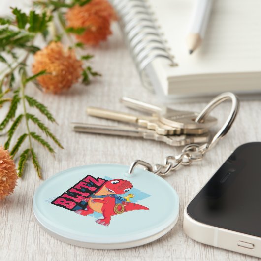 Blitz | Dino Ranch Sleutelhanger (Voorkant Rechts)