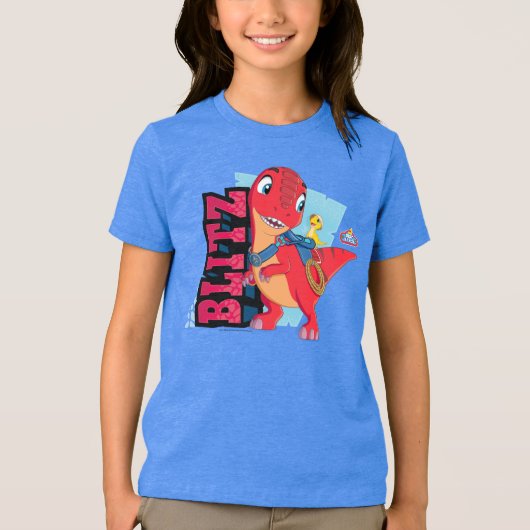 Blitz | Dino Ranch Tri-Blend Shirt (Voorkant)