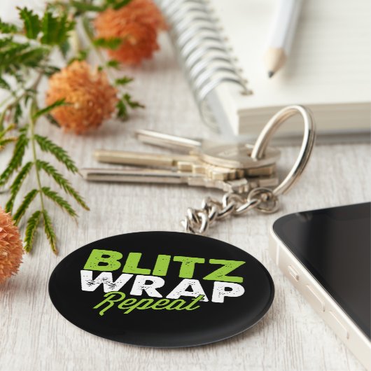Blitz Wrap herhaal Sleutelhanger - Lichaamschroot (Zijkant)