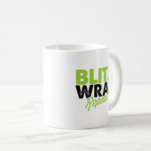 Blitz Wrap Herhaling - KoffieMok (Voorkant rechts)