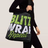 Blitz Wrap Herhaling Kruislichaamzak Crossbody Tas (Dichtbij)