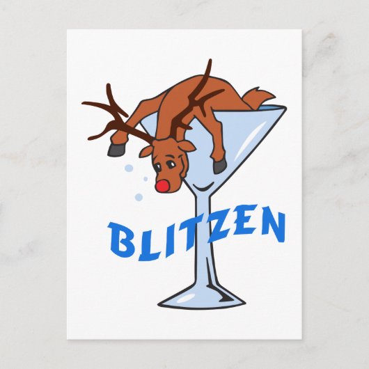 Blitzen Briefkaart (Voorkant)