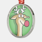 BLITZEN door Sandra Boynton Metalen Ornament (Links)
