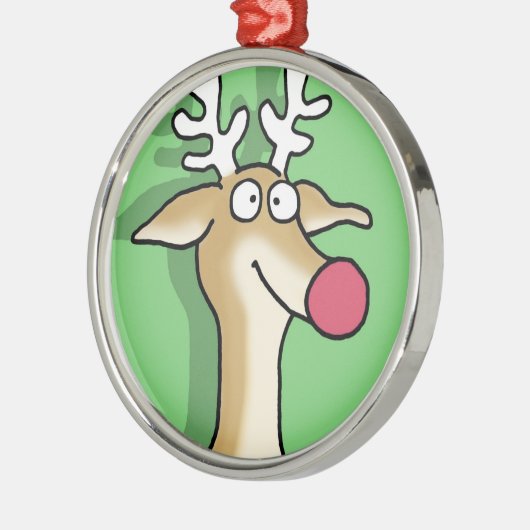 BLITZEN door Sandra Boynton Metalen Ornament (Links)