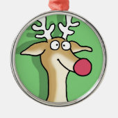 BLITZEN door Sandra Boynton Metalen Ornament (Voorkant)