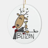 Blitzen het rendier kerst keepsake Ornament (Links)