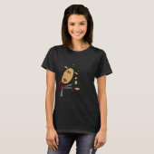 Blitzen Kerstmis Grappige Rendier T-shirt (Voorkant volledig)