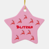Blitzen Ornament =Kleuren (Achterkant)