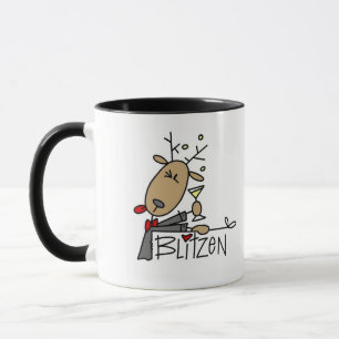 Blitzen Rendier T-shirts en Cadeaus Mok