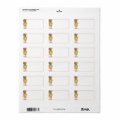 BLITZEN RENDIEREN ADRESETIKETTEN ETIKET (Full Sheet)