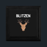 Blitzen Santa Rendier Bijpassende Familie Kerstmis Cadeaudoosje<br><div class="desc">Blitzen Santa Rendier Matching Familie Kerstpyjama's</div>