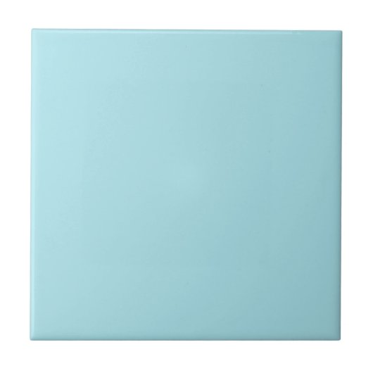 Blizzard Blau Effenige Kleur Tegeltje (Voorkant)
