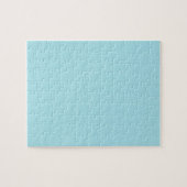 Blizzard Blue (effen kleur) Legpuzzel (Horizontaal)