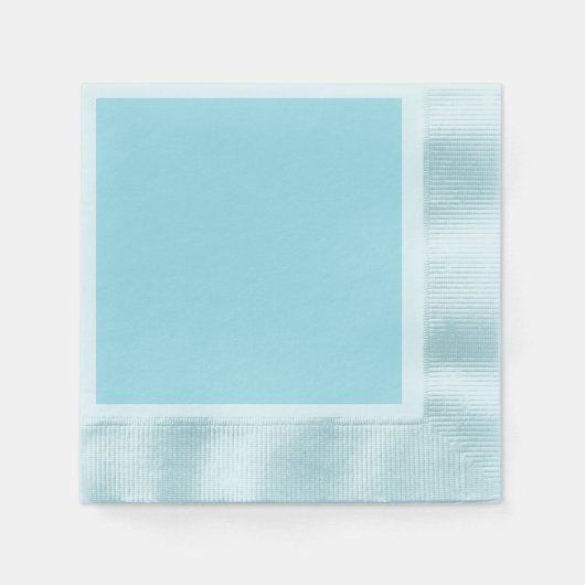 Blizzard Blue  (effen kleur)   Servet (Voorkant)