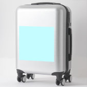 Blizzard Blue (effen kleur) Sticker (Koffer)