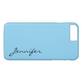 Blizzard Blue kleur achtergrond Case-Mate iPhone Case (Achterkant (Horizontaal))