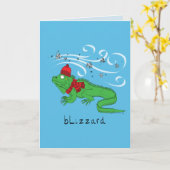 Blizzard - de Grappige Kaart van de Hagedis van de (Gele Bloem)