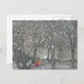 Blizzard Forest Briefkaart (Voorkant / Achterkant)