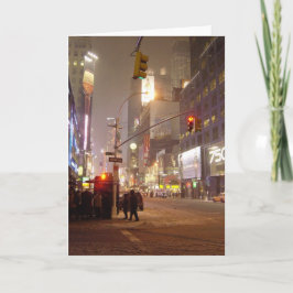 Blizzard in de Lege Kaart van de Stad