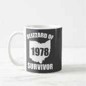 Blizzard Of 1978 Survivor Funny Ohio Winter Snowst Koffiemok (Links)
