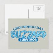 Blizzard Survivor Briefkaart (Voorkant / Achterkant)