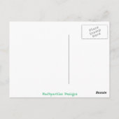 Blizzard Trees Oil Briefkaart (Achterkant)