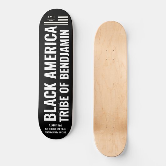 BLK AMERICA T O B Skateboard (Voorkant)