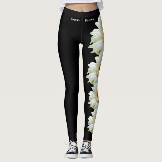 Blk Arizona State Saguaro Blossom Leggings (Voorkant)