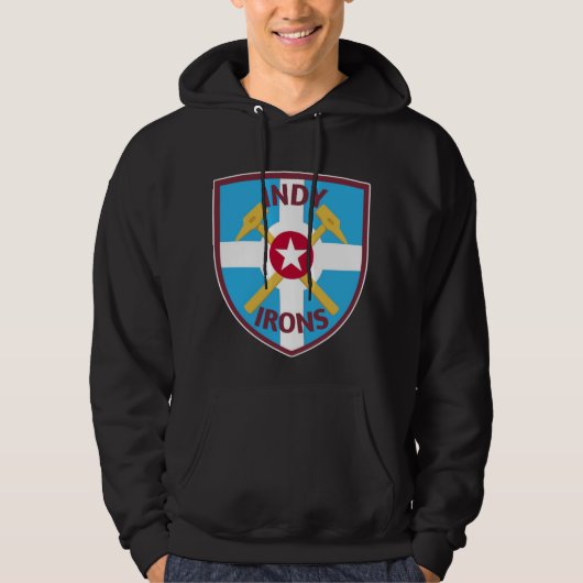 BLK hoodie Indy Irons (Voorkant)