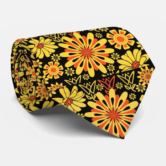 Blk N Yellah Stropdas (Opgerold)