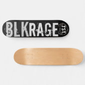 BLK RAGE Skateboard (Horizontaal)