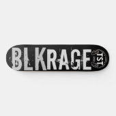 BLK RAGE Skateboard (Horizontaal)