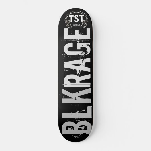 BLK RAGE Skateboard (Voorkant)
