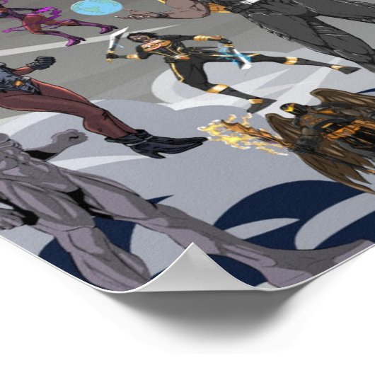 BLK Superheroes Poster (Hoek)