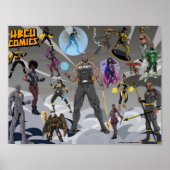 BLK Superheroes Poster (Voorkant)