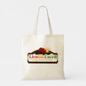 Blk Uitstekende Quote 2e Tote Bag (Achterkant)