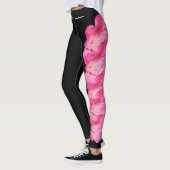 Blk Washington State Rhododendron Flower Leggings (Links)