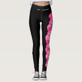 Blk Washington State Rhododendron Flower Leggings (Voorkant)
