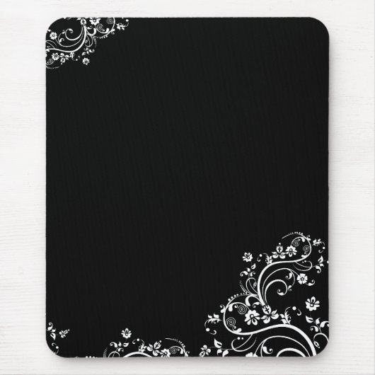 Blk zwirl Mousepad Muismat (Voorkant)