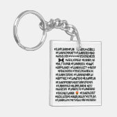 #BLKWMNPLAN Hashtag Planner Sleutelhanger (Voorkant Links)