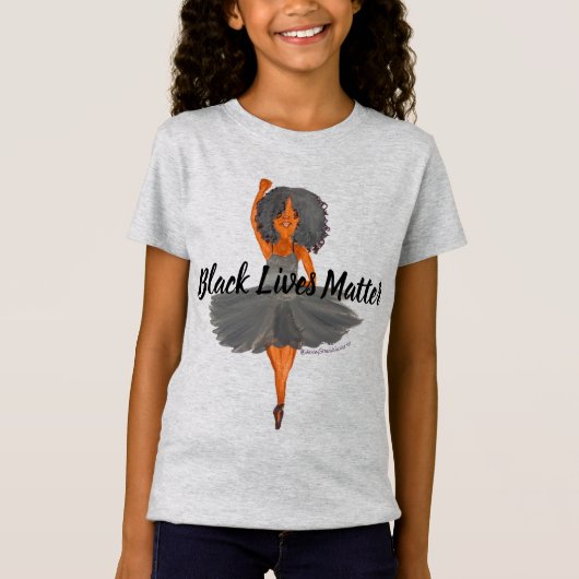 BLM Black Ballerina T-Shirt (Voorkant)