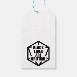 BLM Black Lives Are Critical (B&W) Cadeaulabel