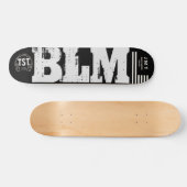 BLM BLACK LIVES MATERIE Skateboard, 7¾" Deck Persoonlijk Skateboard (Horizontaal)