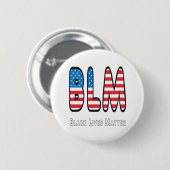 BLM Black Lives Matter Ronde Button 5,7 Cm (Voorkant /achterkant)